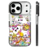 Ốp lưng Cat Paradise hoạt hình dễ thương, silicone trong suốt, sạc không dây từ tính, tương thích iPhone 12‑17 Pro Max, chống sốc 12
