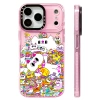 Ốp lưng Cat Paradise hoạt hình dễ thương, silicone trong suốt, sạc không dây từ tính, tương thích iPhone 12‑17 Pro Max, chống sốc 13