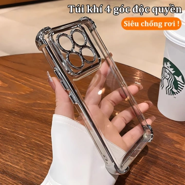 Ốp lưng chống rơi 4 góc siêu trong suốt cho Xiaomi và Redmi, chỉ 55.800₫ 2