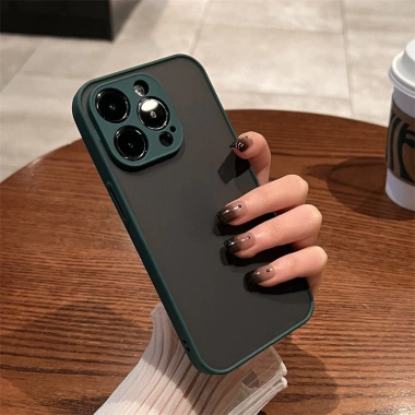 Ốp lưng chống sốc mờ cho iPhone 15-11 Pro/X/XS Max/7/8 Plus/SE - Vỏ giáp mềm trong suốt, 42.448₫ 4