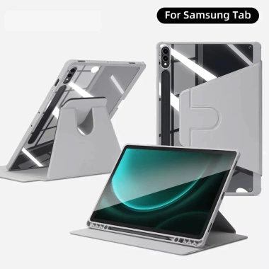 Ốp lưng cứng Acrylic chống uốn 360 xoay cho Samsung Galaxy Tab S10 Plus 12.4 – Giá giảm 21%