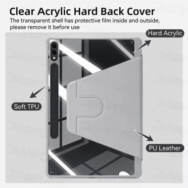 Ốp lưng cứng Acrylic chống uốn 360 xoay cho Samsung Galaxy Tab S10 Plus 12.4 – Giá giảm 21%