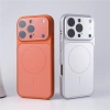 Ốp lưng cứng từ tính bảo vệ ống kính máy ảnh mạ mờ cho iPhone 13‑17, Air, Pro Max - Chống sốc, giảm giá