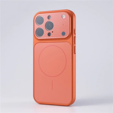 Ốp lưng cứng từ tính bảo vệ ống kính máy ảnh mạ mờ cho iPhone 13‑17, Air, Pro Max - Chống sốc, giảm giá 10