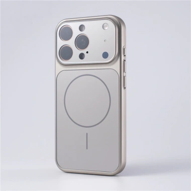 Ốp lưng cứng từ tính bảo vệ ống kính máy ảnh mạ mờ cho iPhone 13‑17, Air, Pro Max - Chống sốc, giảm giá 11