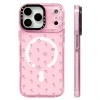 Ốp lưng hoa hồng Dainty - Vỏ sạc không dây từ tính, silicone mềm, chống sốc, tương thích iPhone 12‑17 Pro Max, Cover 17 AIR