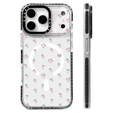 Ốp lưng hoa hồng Dainty - Vỏ sạc không dây từ tính, silicone mềm, chống sốc, tương thích iPhone 12‑17 Pro Max, Cover 17 AIR 3 Ốp lưng hoa hồng Dainty - Vỏ sạc không dây từ tính, silicone mềm, chống sốc, tương thích iPhone 12‑17 Pro Max, Cover 17 AIR 3