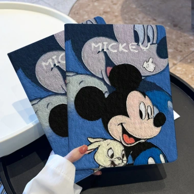 Ốp Lưng iPad da, khay bút cute, vỏ lật, Ốp Mickey cho Air 1‑10 Pro 11 - 170.000₫