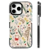Ốp Lưng iPhone 12-17 Pro Max Tương Thích Silicone Winnie The Pooh Thêu Họa Tiết Hoa Không Dây Sạc Chống Sốc Trong Suốt