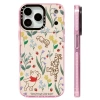 Ốp Lưng iPhone 12-17 Pro Max Tương Thích Silicone Winnie The Pooh Thêu Họa Tiết Hoa Không Dây Sạc Chống Sốc Trong Suốt 4