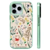 Ốp Lưng iPhone 12-17 Pro Max Tương Thích Silicone Winnie The Pooh Thêu Họa Tiết Hoa Không Dây Sạc Chống Sốc Trong Suốt 6