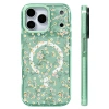 Ốp lưng iPhone 12‑17 Pro Max Cover 16E 17AIR hoa cúc, silicon mềm, sạc không dây từ tính, chống sốc