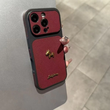 Ốp lưng iPhone 17/16/15/14/13 - Rượu Vang Đỏ Pony, Chống Sốc, Bảo Vệ Camera, Chống Rơi