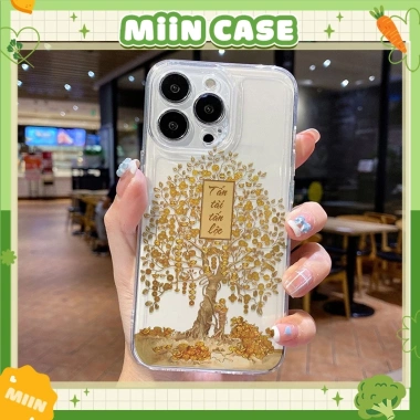 Ốp Lưng iPhone Tấn Tài Viền Thẳng Chống Sốc, Trong Suốt Bảo Vệ Camera - 15.900₫