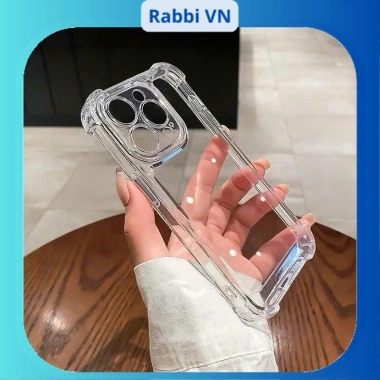 Ốp lưng iPhone TPU Silicon mềm 4 góc cao cấp RABBI - Chống sốc, phù hợp 7plus‑17 Pro, giá 9.498đ 5