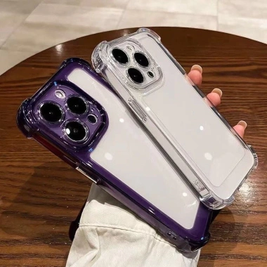 Ốp Lưng iPhone TPU Silicon Mềm 4 Góc Chống Sốc, Trong Suốt, Bảo Vệ Camera - Tương thích 6‑15 Pro Max, Giá 13.900₫ 2