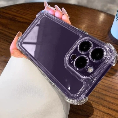 Ốp Lưng iPhone TPU Silicon Mềm 4 Góc Chống Sốc, Trong Suốt, Bảo Vệ Camera - Tương thích 6‑15 Pro Max, Giá 13.900₫ 5