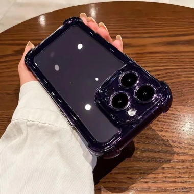 Ốp Lưng iPhone TPU Silicon Mềm 4 Góc Chống Sốc, Trong Suốt, Bảo Vệ Camera - Tương thích 6‑15 Pro Max, Giá 13.900₫ 8