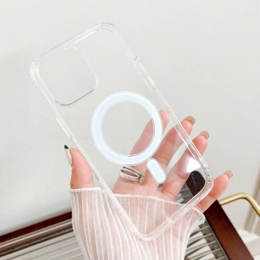 Ốp Lưng iPhone Trong Suốt Chống Va đập, Hỗ Trợ Sạc Không Dây cho 11 12 13 14 15 16 17 Series - Giá 23.900₫ 2