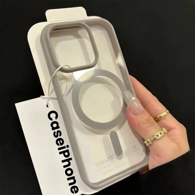 Ốp Lưng iPhone Trong Suốt Chống Va đập, Hỗ Trợ Sạc Không Dây cho 11 12 13 14 15 16 17 Series - Giá 23.900₫ 7