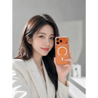 Ốp lưng iPhone trong suốt hít nam châm siêu chặt - viền silicon chống sốc, lưng nhựa cứng không ố, giá 129k 5