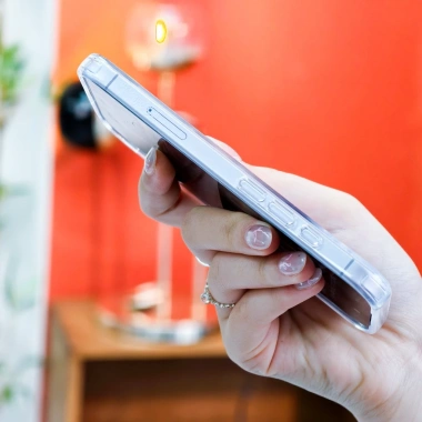 Ốp lưng iPhone trong suốt hít nam châm siêu chặt - viền silicon chống sốc, lưng nhựa cứng không ố, giá 129k 9
