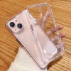 Ốp Lưng iPhone Trong Suốt Tối Giản Viền Nút Kim Loại Chống Sốc - Chỉ 13.900đ, Tương Thích iPhone 6/6s/7/8/Plus/X/XS/11/12/13/14/15/16/17/Pro/Max/Air 6