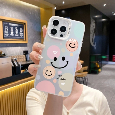 Ốp Lưng Mặt Cười Nhiều Màu Sắc Samsung A34 A55 A35 A06 A33 - Acrylic Cặp Đôi Bìa Mềm Giá 38.900đ 8