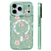 Ốp Lưng Nơ Hoa Hồng Không Dây Sạc Tương Thích cho iPhone 12‑17 Pro Max, 17 AIR – Silicon Mềm Trong Suốt, Chống Sốc 7
