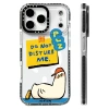 Ốp lưng PLZ KHÔNG DISTORB ME - Vỏ sạc từ tính không dây, silicon mềm trong suốt, chống sốc, tương thích iPhone 12‑17 Pro Max, Cover 16E 17AIR
