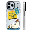 Ốp lưng PLZ KHÔNG DISTORB ME - Vỏ sạc từ tính không dây, silicon mềm trong suốt, chống sốc, tương thích iPhone 12‑17 Pro Max, Cover 16E 17AIR 2