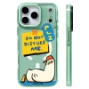 Ốp lưng PLZ KHÔNG DISTORB ME - Vỏ sạc từ tính không dây, silicon mềm trong suốt, chống sốc, tương thích iPhone 12‑17 Pro Max, Cover 16E 17AIR 5