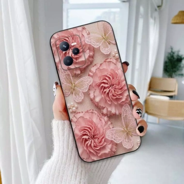 Ốp lưng Realme C33 C35 C55 lung linh thời trang màu hồng nhẹ nhàng - Giá chỉ 27.000đ 6
