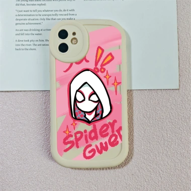 Ốp lưng Samsung Người Nhện Đôi Puff Silicone Mềm TPU, tương thích A02S A53 S20 S22, giá 39.900₫ 5