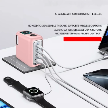 Ốp Lưng Silicon Bảo Vệ Du Lịch cho Bộ Sạc Anker Zolo 140W - Chống Bụi 6 Ốp Lưng Silicon Bảo Vệ Du Lịch cho Bộ Sạc Anker Zolo 140W - Chống Bụi 6