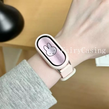 Ốp Lưng Silicon + Dây Đeo Gốm Sứ cho Xiaomi Mi Band 10/9/8 NFC - Giá 73.700₫