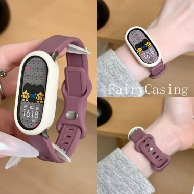 Ốp Lưng Silicon + Dây Đeo Gốm Sứ cho Xiaomi Mi Band 10/9/8 NFC - Giá 73.700₫