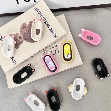 Ốp Lưng Silicon + Dây Đeo Xiaomi Mi Smart Band 10/9/8 NFC – Phim hoạt hình mềm, bảo vệ màn hình, vòng tay thoáng khí 5