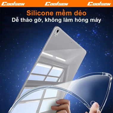 Ốp lưng silicon mềm chống sốc túi khí 4 góc cho iPad Air 7/6 M4/M3, iPad Pro 13 12.9 10.5 10.2 9.7, mini5-7 giá 82.000đ