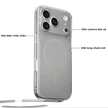 Ốp lưng silicon mềm nhám iPhone 11‑17 Pro Max – Chống vân tay, cụm camera dài, bảo vệ cam – Giá chỉ 40.200₫ 4