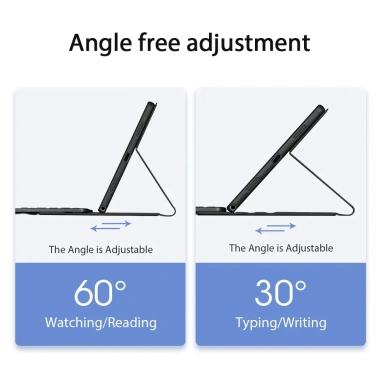 Ốp Lưng Tháo Rời Vivo Pad SE 12.3 5 Pro 2.025 13 inch Pad3 Pro IQOO Pad2 Pro – Flip Stand, Bàn Phím, Trackpad, Capkey Tròn
