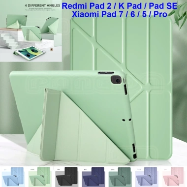 Ốp Lưng TPU Gấp Y Đứng Cho Xiaomi Pad 7, Pad6, Pad5, Redmi Pad 2 - Bảo Vệ 2.025