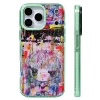 Ốp lưng treo tường Graffiti Girl - Vỏ sạc không dây cho iPhone 12‑17, mềm, chống sốc 7