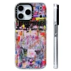 Ốp lưng treo tường Graffiti Girl - Vỏ sạc không dây cho iPhone 12‑17, mềm, chống sốc 11