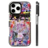 Ốp lưng treo tường Graffiti Girl - Vỏ sạc không dây cho iPhone 12‑17, mềm, chống sốc 12