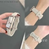 Ốp Lưng Trong Suốt Dây Đeo Silicon cho Huawei & Honor Band 10-6Pro Da Báo Thay Thế Dây Đồng Hồ 5