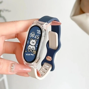Ốp lưng trong suốt, dây đeo thoáng khí cho Xiaomi Mi Band 10-9-8-7-6-5-4-3 NFC – 64.900₫