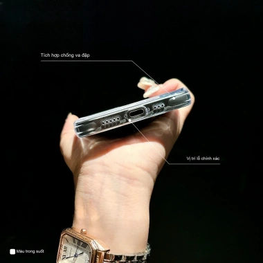 Ốp lưng trong suốt không ố vàng, chống sốc iPhone 16/15/14/13 Pro Max – 181.000₫ 7