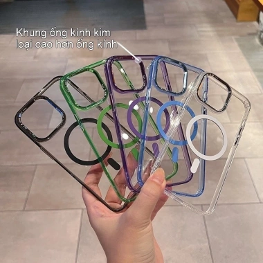 Ốp lưng trong suốt không ố vàng, chống sốc iPhone 16/15/14/13 Pro Max – 181.000₫ 9
