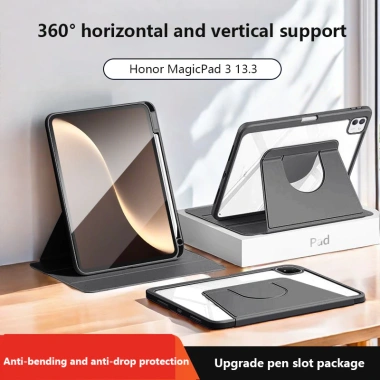 Ốp Lưng Xoay Honor MagicPad 3 Pro 13.3 inch 2.025 - Bảo Vệ 360 độ, Đánh Thức Tự Động, Kèm Giá Đỡ Bút - 87.937đ